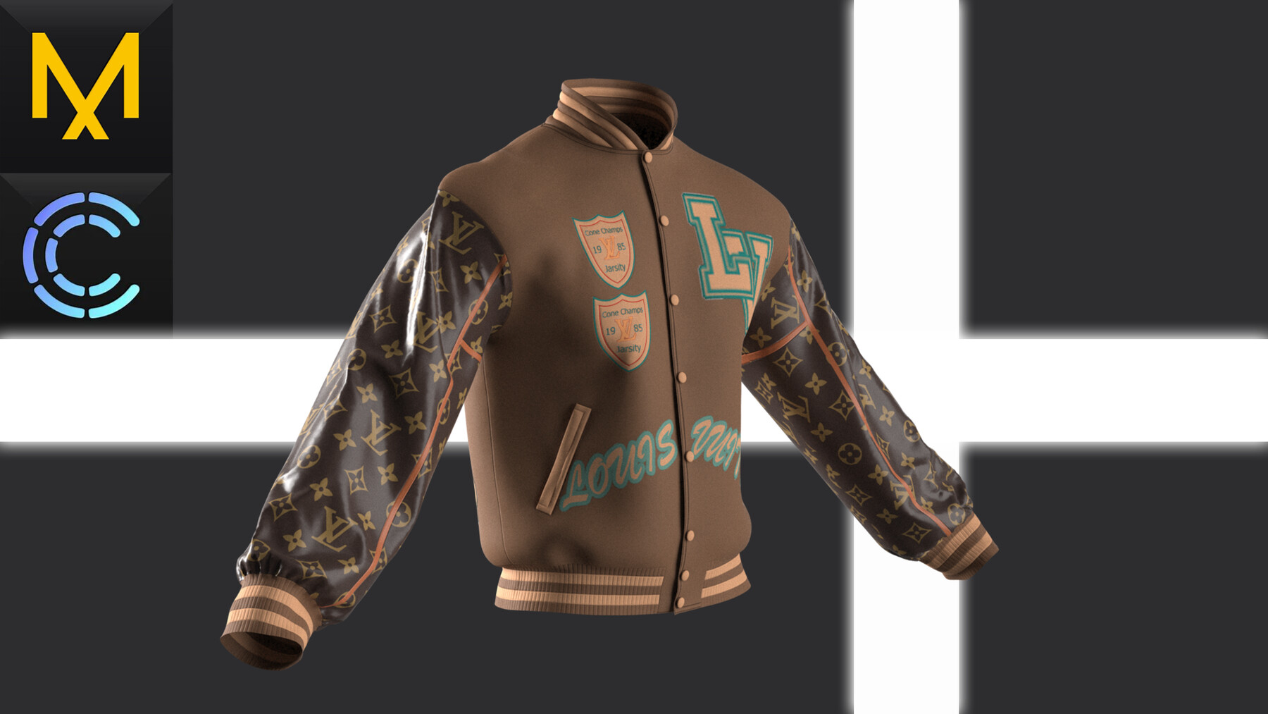 ArtStation - LV Jacket Male OBJ mtl FBX ZPRJ