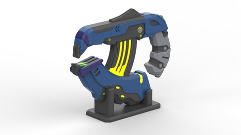 H2A PLASMA PISTOL - HALO - PRINTABLE 3D MODEL - STL FILES