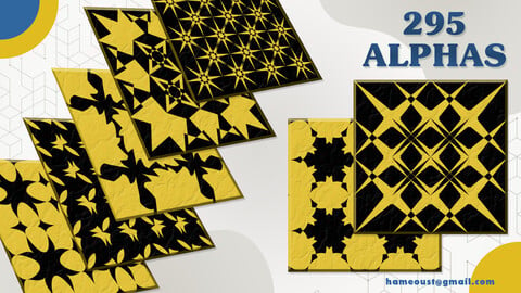 295 Alpha Ornamental & Tileable Patterns