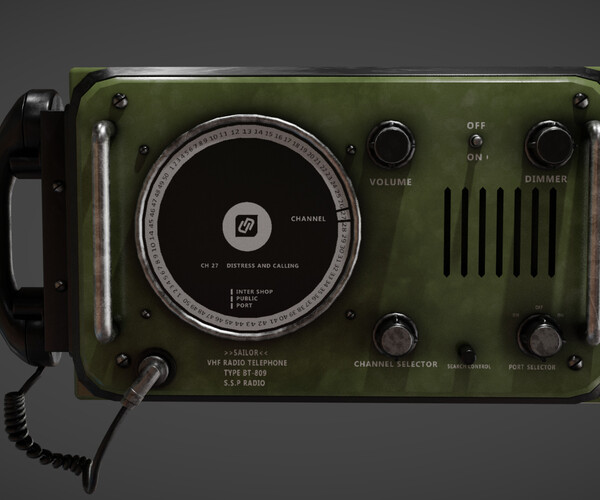 ArtStation - radio telephone | Game Assets