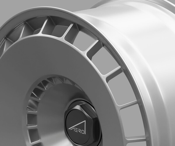 ArtStation - AERO Turbofan Rim/Wheel 3D Model | Resources