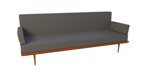 Vintage Teak Minerva Sofa By Peter White Orla Molgaard Nielsen For France Son France Daverkosen 1960s