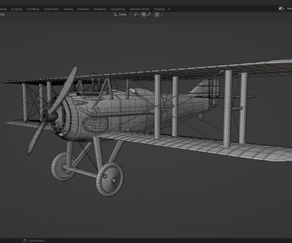 ArtStation - Spad XIII - 3d model | Resources