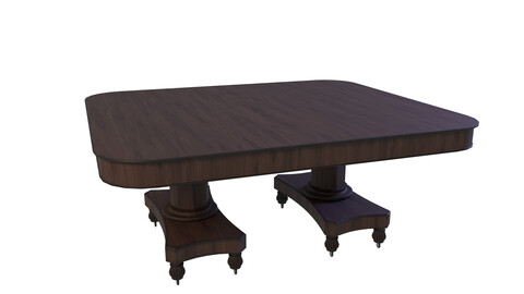 19th Century Regency Mahogany Dining Table