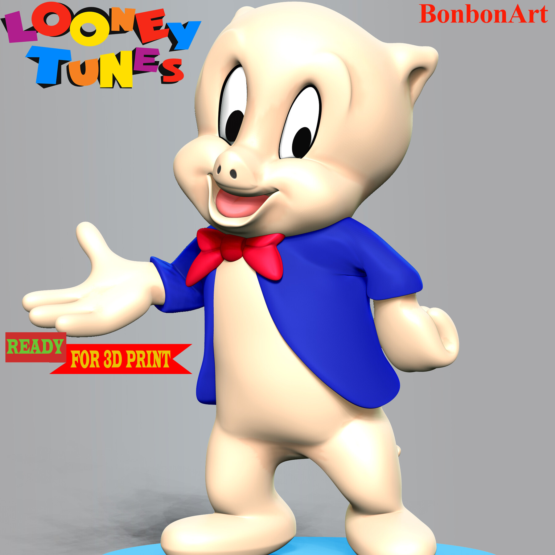 ArtStation - Porky Pig - Looney Tunes | Resources