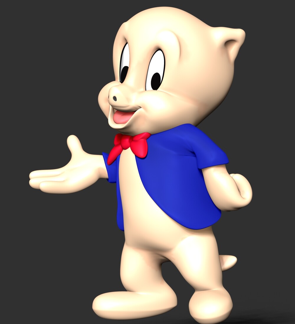 ArtStation - Porky Pig - Looney Tunes | Resources