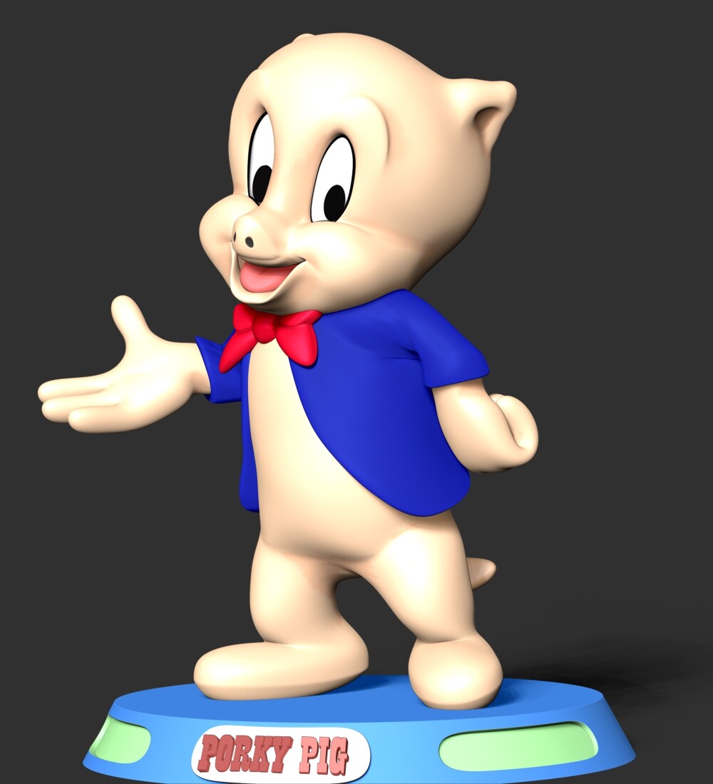ArtStation Porky Pig Looney Tunes Resources