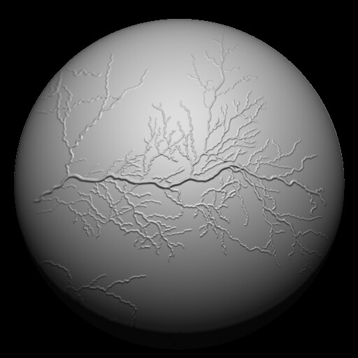 ArtStation Brush Blood Vessel EYE Part 02 Brushes