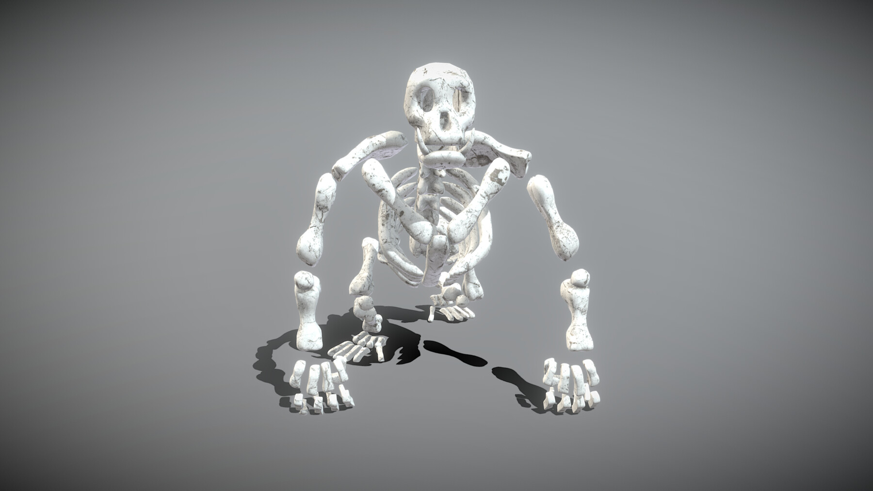 ArtStation - Garilla Skeleton | Game Assets