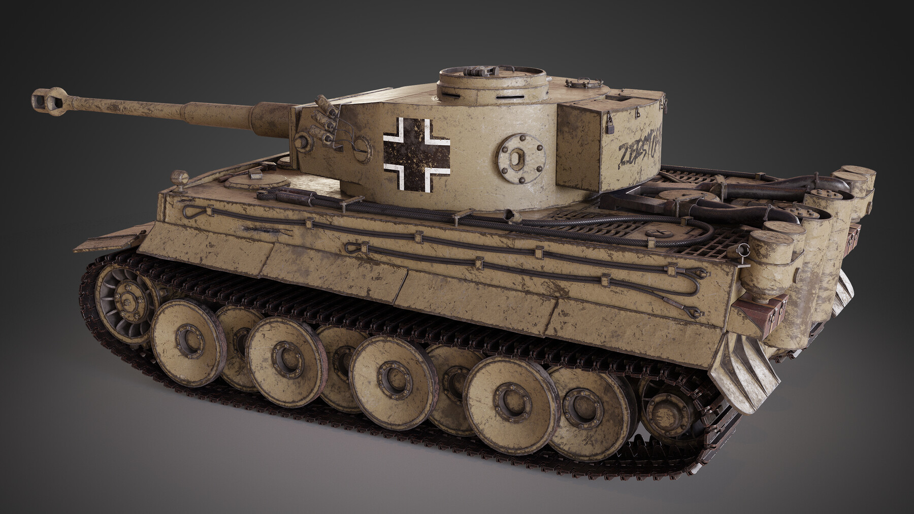 ArtStation - German Tiger Tank | Game Assets