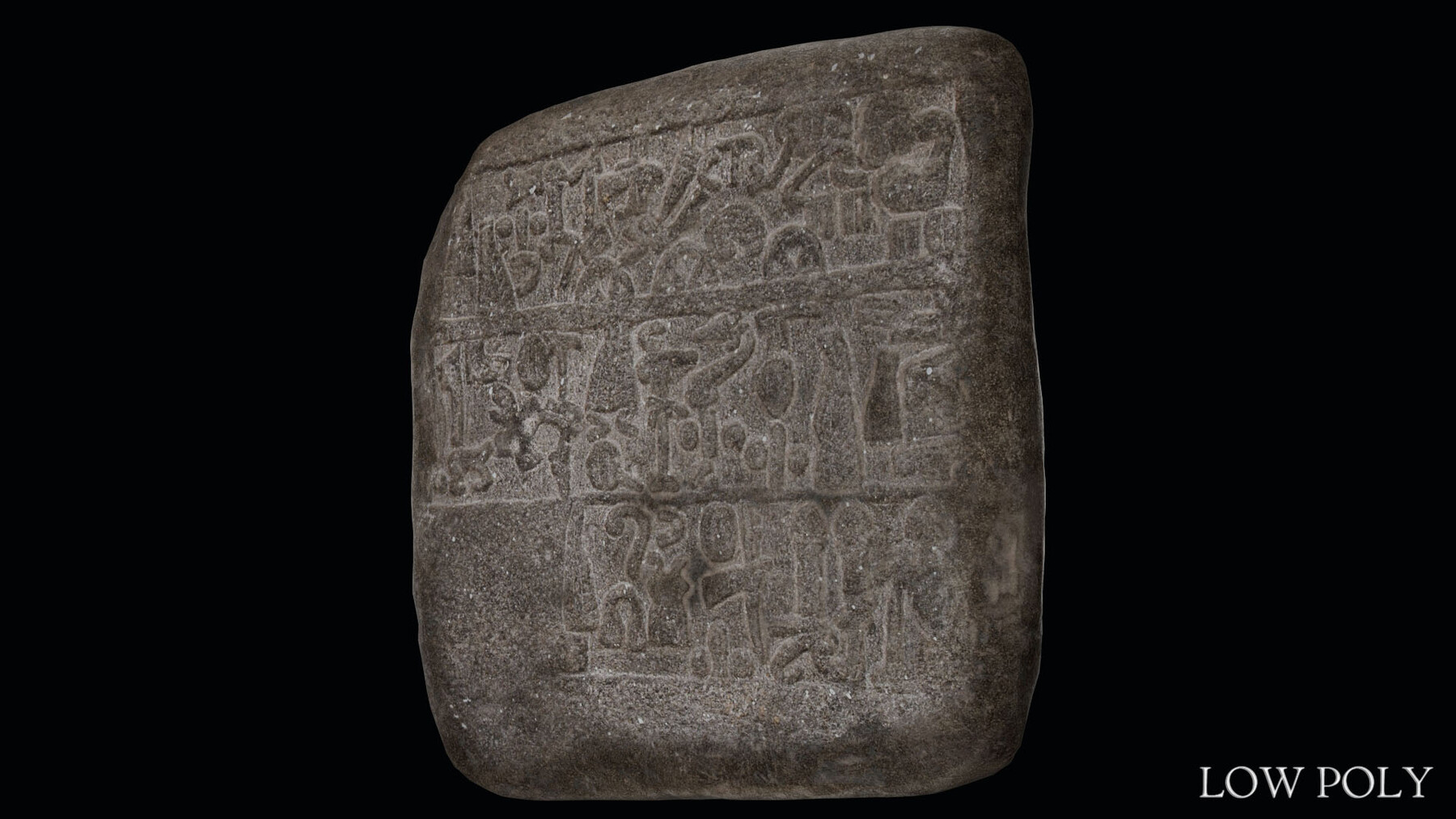 ArtStation - Luwian Hieroglyphic Slab | Game Assets