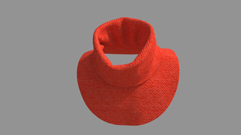 Scarf - High Neck Collar
