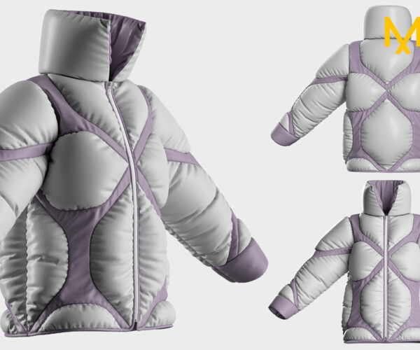 ArtStation - Streetwear Puffer Jacket #015 - Clo 3D / Marvelous ...