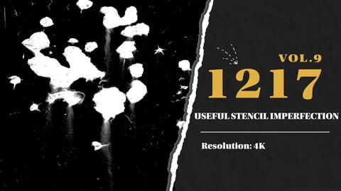 MEGA PACK --- 1217 High Quality Useful Stencil Imperfection (4 Categories) vol.9
