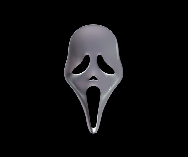 ArtStation - Ghost face Scream Mask | Resources