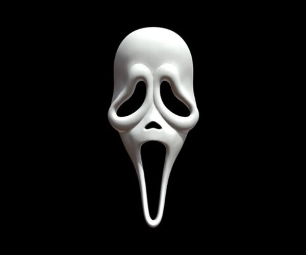 ArtStation - Ghost face Scream Mask | Resources