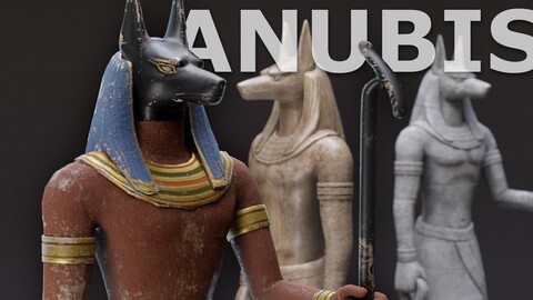 Anubis Game-Ready Model