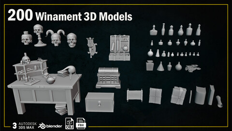 200 Witchcraft 3D Models