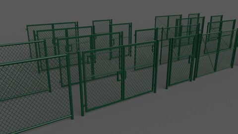 PBR Chain Link Fence For Court F