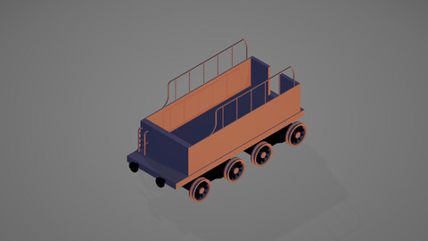 Old Train coal wagon