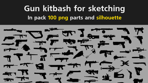 Gun Kitbash pack