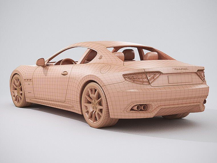 Artstation Maserati Granturismo 2014 Resources