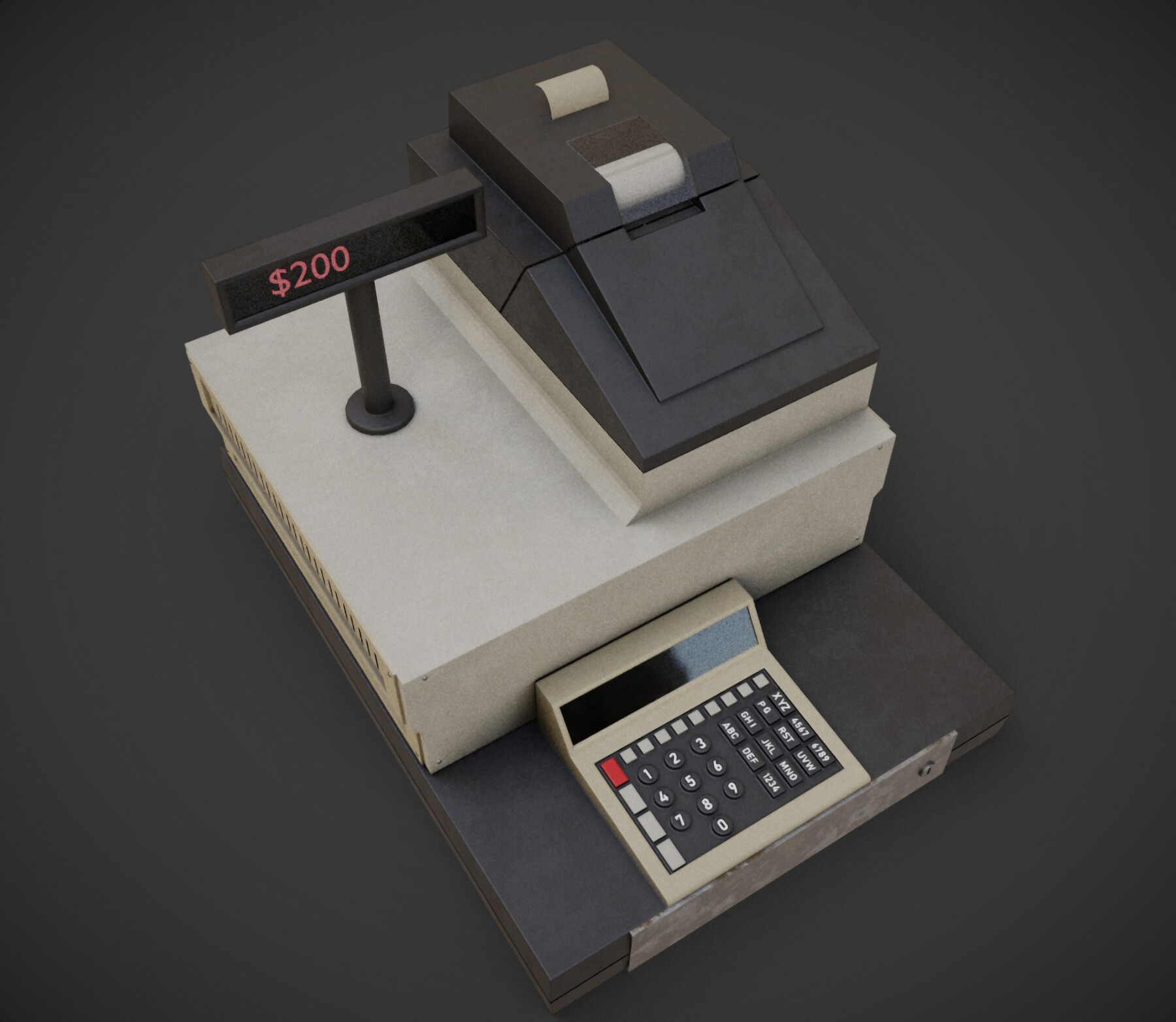 ArtStation cash register Game Assets