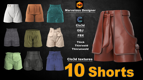 Women's shorts pack