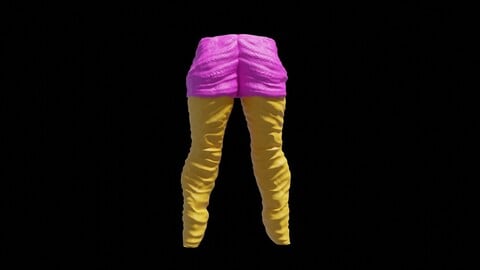 Highly Detailed Medieval Dhoti 3D Model