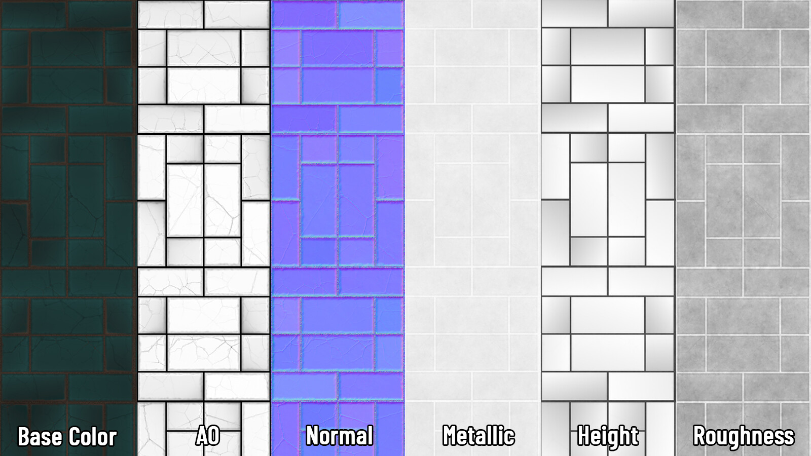 ArtStation 20 Old & Broken Clay Tiles Game Assets