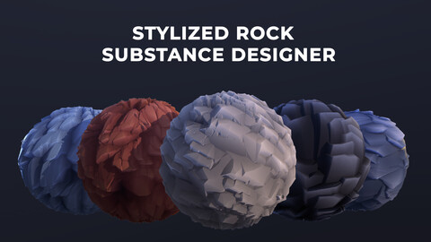 Stylized Rock Materials - Substance Designer