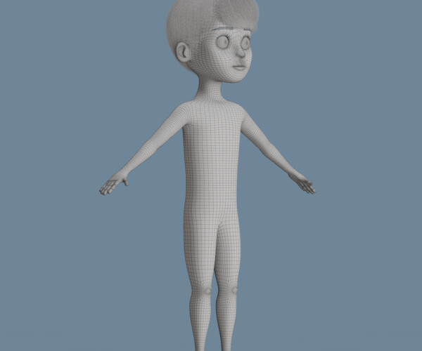 ArtStation - cartoon character boy 3D model | Resources