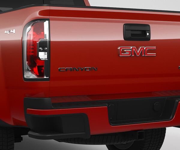 ArtStation - GMC Canyon Denali 2018 | Resources