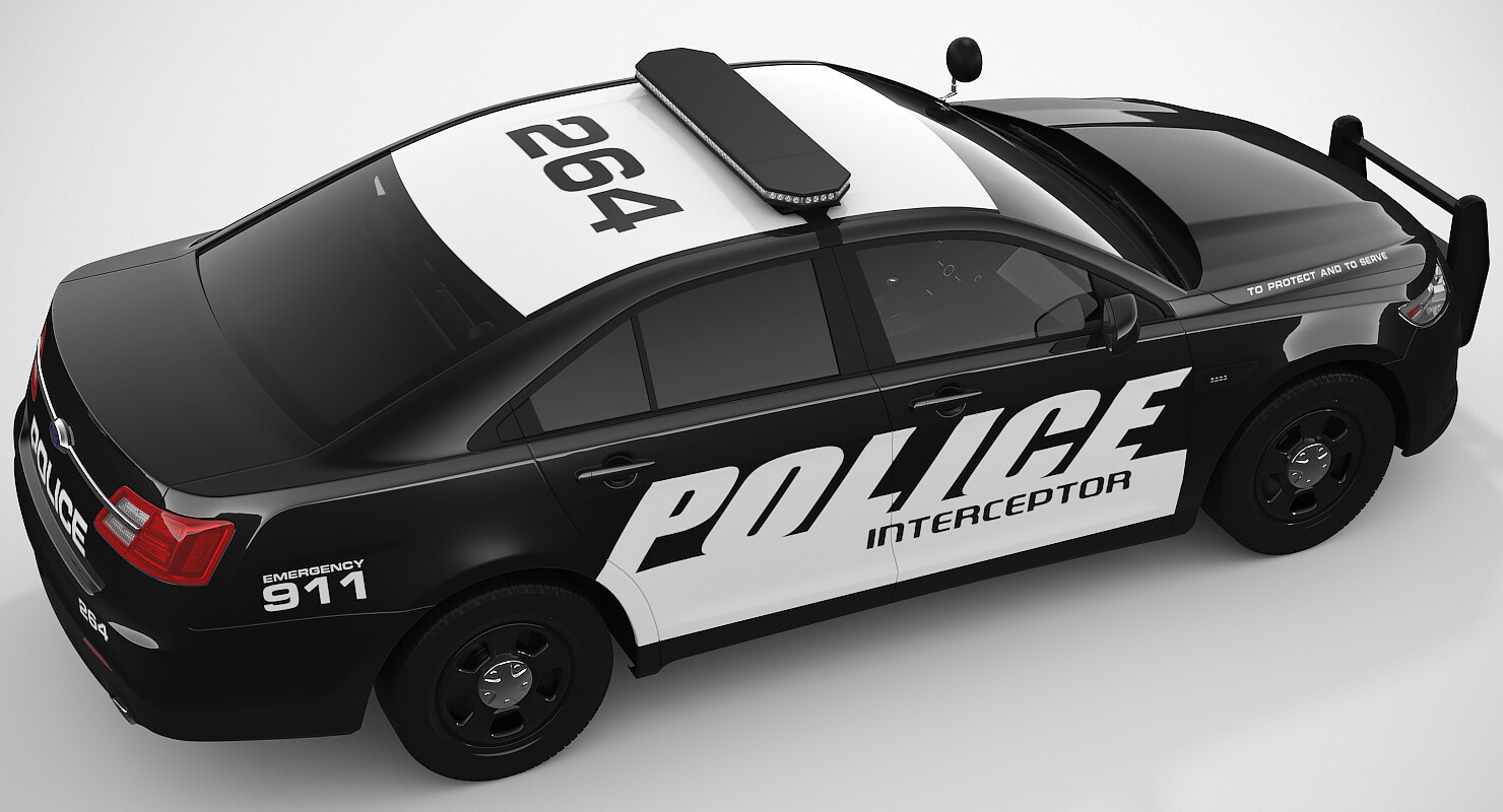 ArtStation Ford Taurus Police Resources