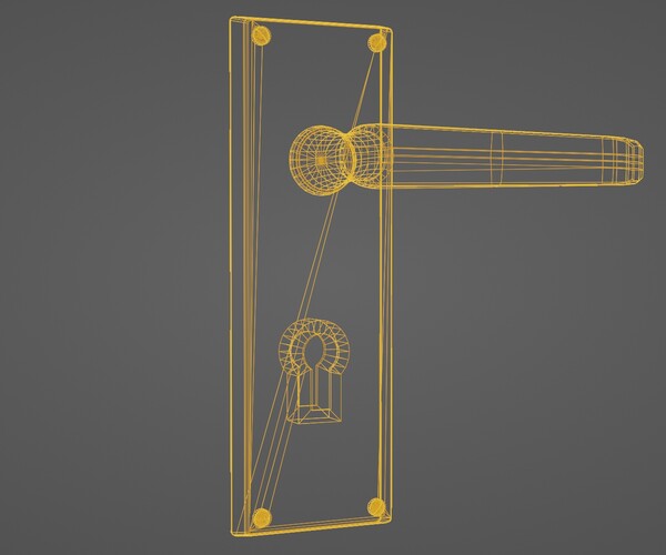 ArtStation - Door Handle 3D Model | Resources