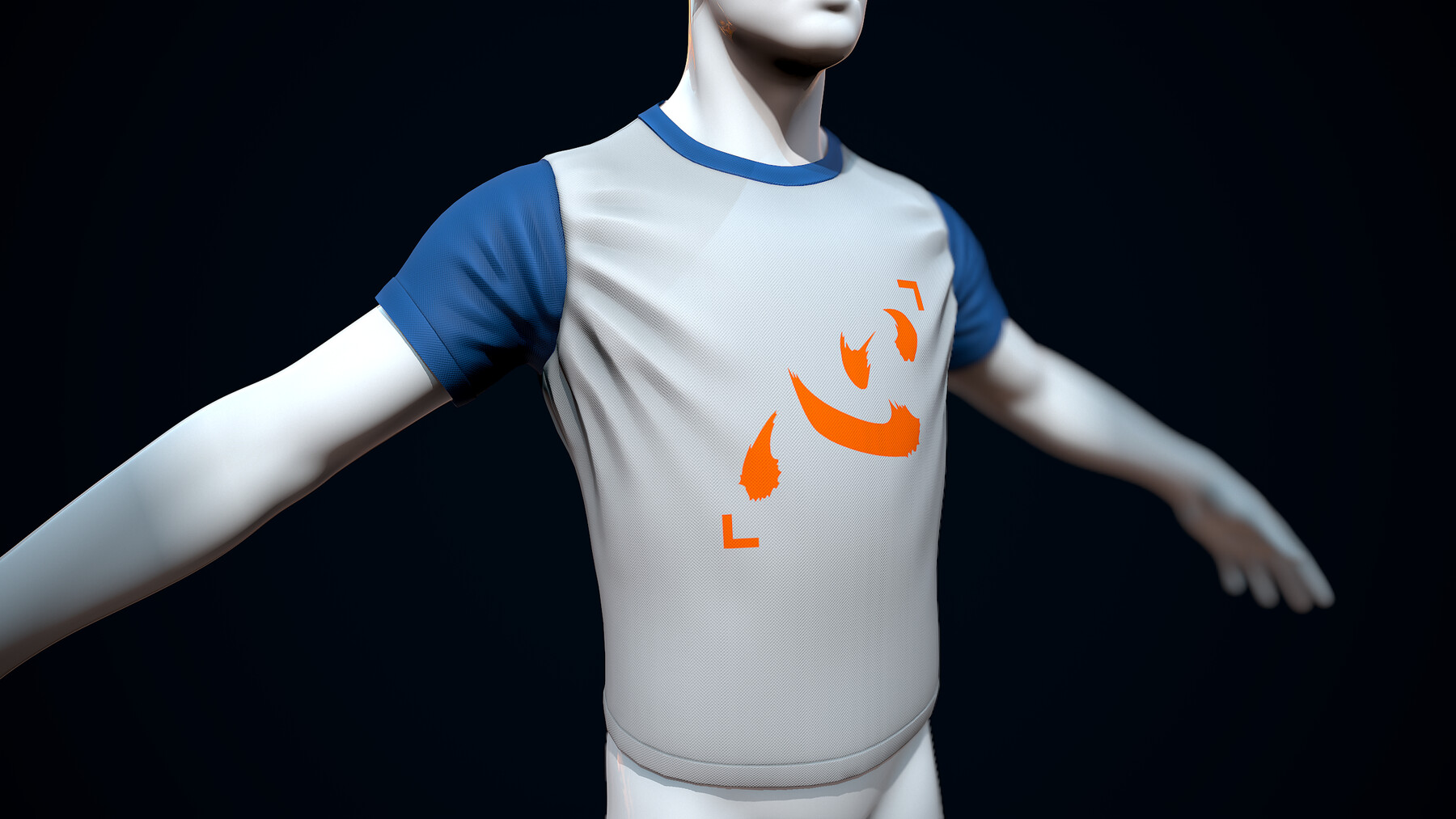 3D model Football Jersey Outfit United Kingdom VR / AR / low-poly