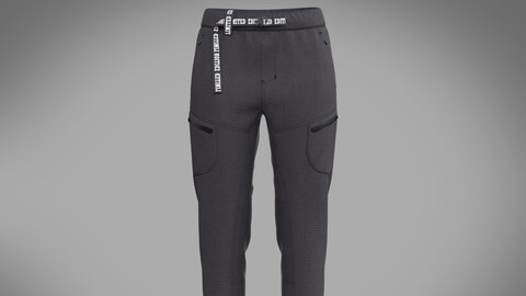 Ladies Black Woven Pant