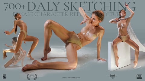 Daily Sketching Reference images, Female Character 700+