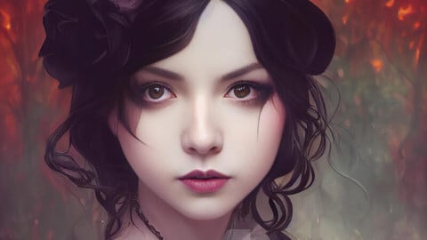 ArtStation - Gothic Beauty 9 | Artworks