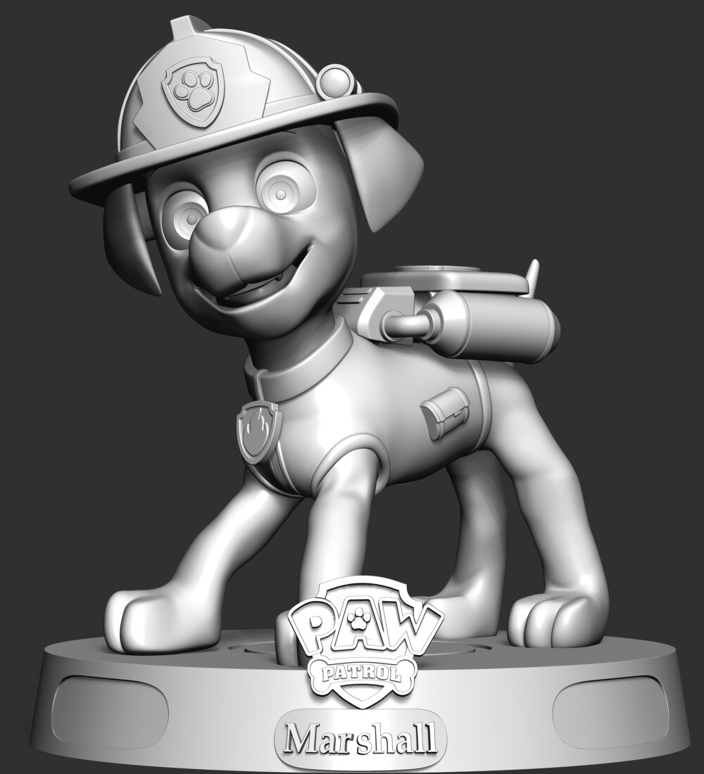 ArtStation - Marshall - Paw Patrol | Resources