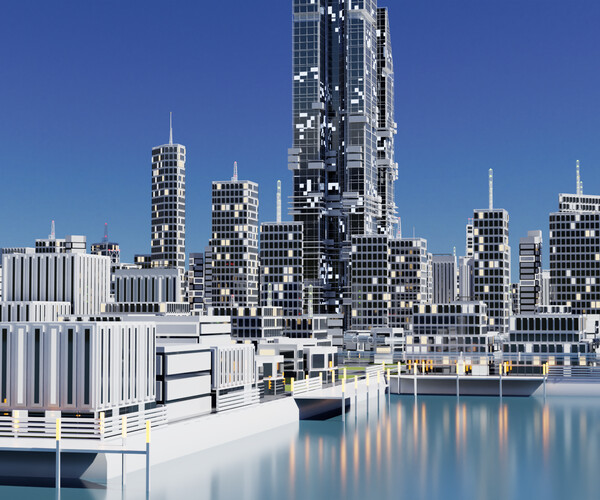 ArtStation - Cityscape 3001 | Resources