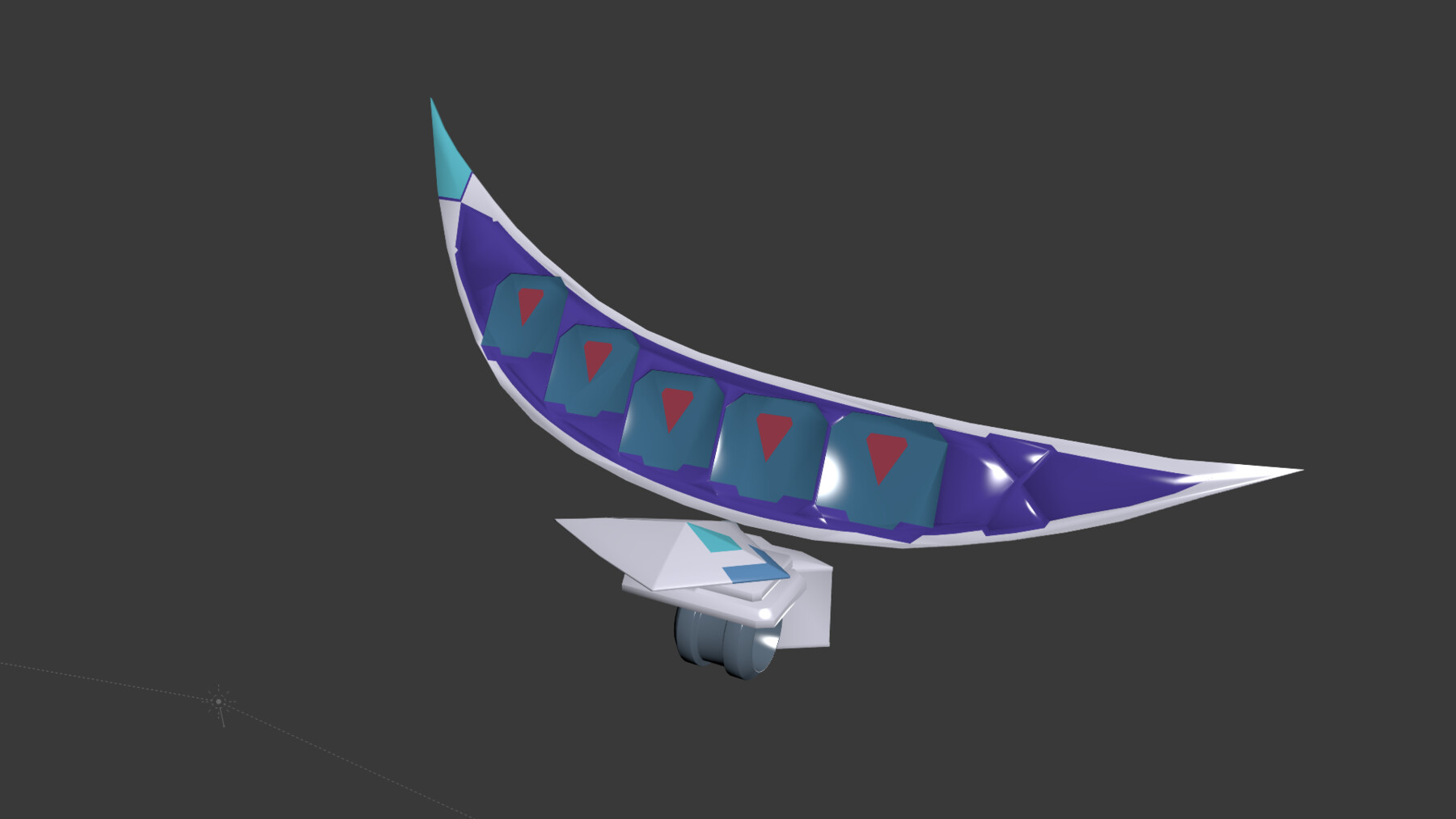 ArtStation Kaito Tenjo Duel Disk yugioh zexal Lowpoly 3D model