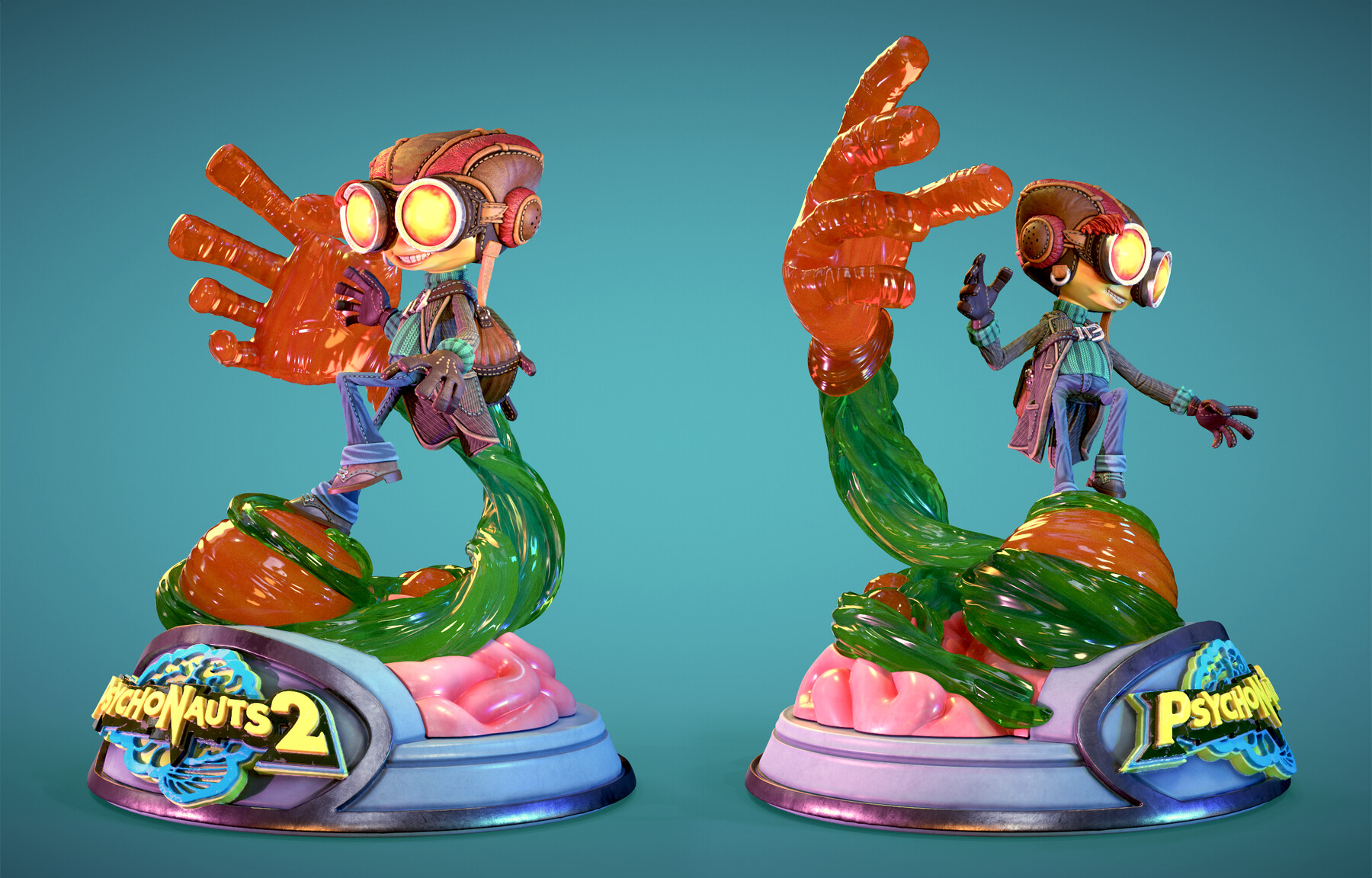 ArtStation - Razputin Aquato - Psychonauts 2 fan art 3d print figurine ...