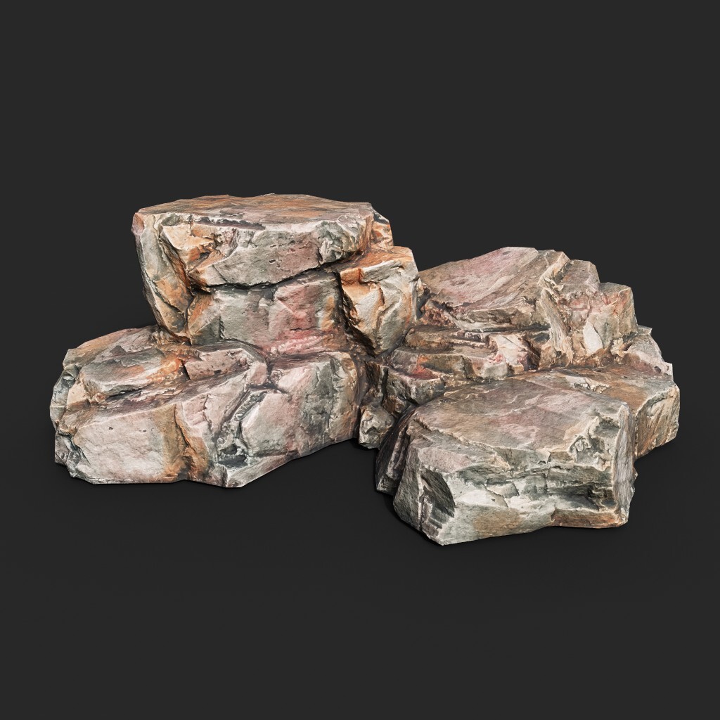 Sharp Rock Formation 221104 - Ultra HD 16K Texture | 3D model