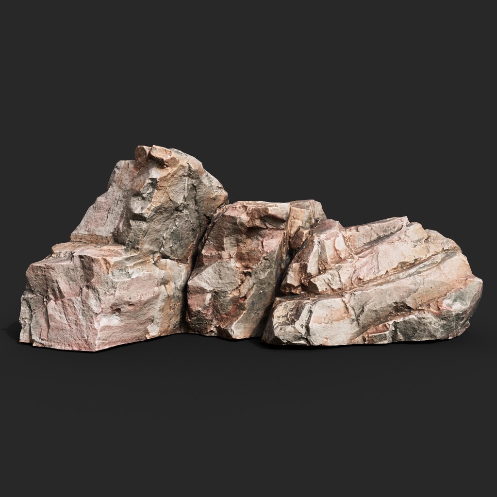 Sharp Rock Formation 221104 - Ultra HD 16K Texture | 3D model