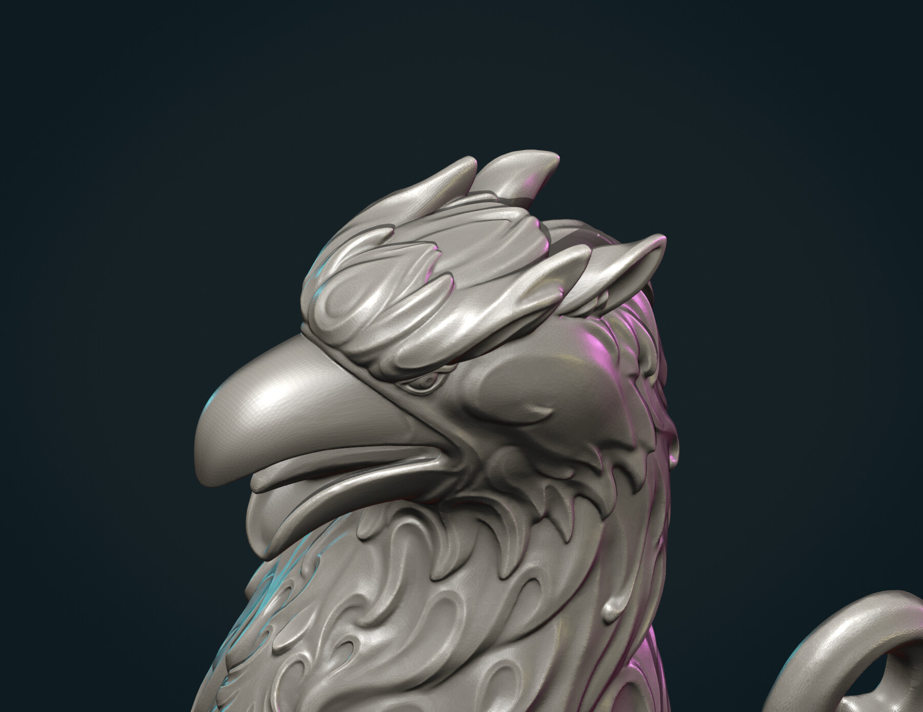 ArtStation - Griffon Sculpture | Resources