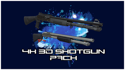 FPS Guns 4K - Shotgun Pack