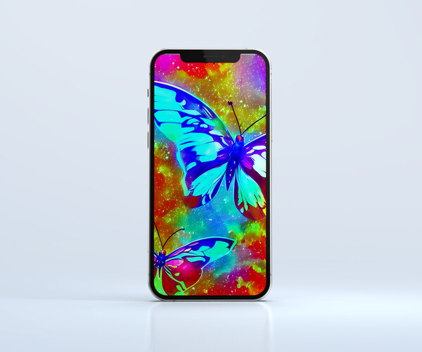 ArtStation - butterfly wallpaper for mobile 8 | Artworks
