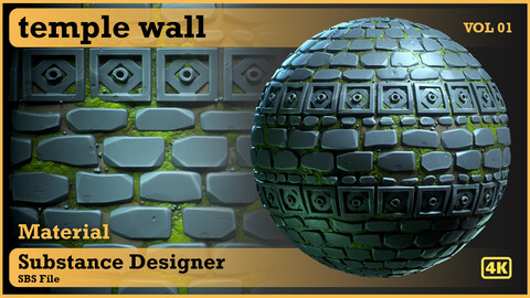 temple wall - VOL 01 - Stylized