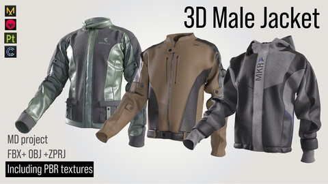 3 Jackets male outfit